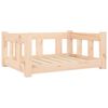 vidaXL Dog Bed 65,5x50,5x28 cm Solid Wood Pine