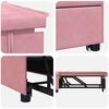 vidaXL Sofa Bed Pink 67 x 194 x 38 cm Velvet