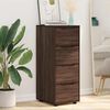 vidaXL Storage Cabinet Brown Oak 40 x 48 x 105 cm Engineered Wood