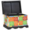 vidaXL Storage Box Multicolour 60 x 40 x 40 cm Solid Mango wood