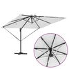 vidaXL Parasol Sand 286 x 285 x 270 cm Aluminium