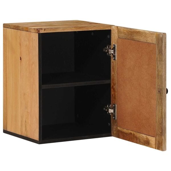 vidaXL Bathroom Hanging Cabinet with Storage Natural 38 x 33.5 x 48 cm