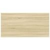 vidaXL Bookshelf Boards 4 pcs Sonoma Oak 60x30x1.5 cm Engineered Wood