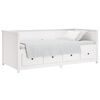 vidaXL Day Bed without Mattress White 90x200 cm Solid Wood Pine