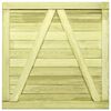 vidaXL Garden Gate Impregnated Pinewood 100x100 cm