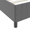 vidaXL Bed Frame with Mattress Light Grey 140 x 190 cm Fabric