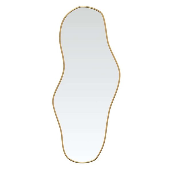 vidaXL Wall Mirror Gold 100x45 cm
