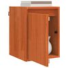 vidaXL Wall Cabinet 2 pcs Wax Brown 30 x 30 x 40 cm Solid Pine Wood