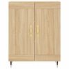 vidaXL Sideboard Sonoma Oak 69.5x34x90 cm Engineered Wood