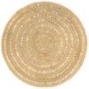 vidaXL Handmade Rug Braided Jute 210 cm