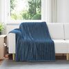vidaXL Throw Blanket Navy Blue 200 x 150 cm Fleece