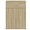 vidaXL Sideboard Sonoma Oak 60x30x84 cm Engineered Wood