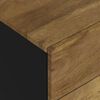 vidaXL Bedside Cabinet 50x33x62 cm Solid Wood Mango&Engineered Wood