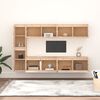 vidaXL TV Cabinets 6 pcs Solid Wood Pine