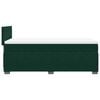 vidaXL Box Spring Bed with Mattress Dark Green 90x190 cm Velvet
