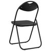vidaXL Folding Chair 8 pcs Black 48 x 43.5 x 81 cm Faux Leather