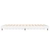 vidaXL Bed Frame without Mattress High Gloss White 140x190 cm