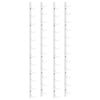 vidaXL Wall Mounted Wine Rack for 12 Bottles 2 pcs White Iron