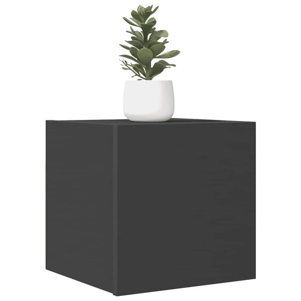 vidaXL Wall Mounted TV Cabinets 2 pcs Grey 30.5x30x30 cm