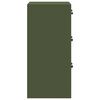 vidaXL File Cabinet Olive Green 44 x 50 x 106.5 cm Cold-Rolled Steel