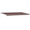 vidaXL Automatic Retractable Awning Brown 600x300 cm