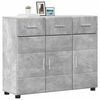 vidaXL Sideboard Concrete Grey 88.5 x 30.5 x 73 cm Engineered Wood