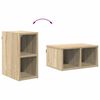vidaXL Hanging Cabinet Sonoma Oak 20 x 29.5 x 40 cm Engineered Wood