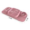 DERYAN Kids Placemat Quuby Silicone Rose