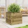 vidaXL Garden Planter 50x50x45.5 cm Impregnated Wood Pine