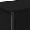 vidaXL TV Cabinet Black Oak 100 x 35 x 45 cm Engineered Wood
