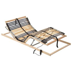 vidaXL Slatted Bed Base Brown 70 x 190 cm Solid Beech Wood