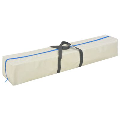 vidaXL Inflatable Gymnastics Mat with Pump 600x100x10 cm PVC Blue