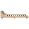 vidaXL Bed Frame without Mattress 100x200 cm Solid Wood Pine
