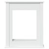 vidaXL Fireplace Surround White 75x20x87.5 cm Engineered Wood