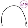 vidaXL Bungee Cords with Reflective Strips and Hooks 10 pcs 88 cm