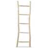 vidaXL Towel Ladder | Natural | Teak | 45x150 cm | Durable | Towel Ladder