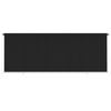 vidaXL Outdoor Roller Blind 400x140 cm Black HDPE
