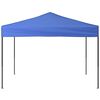 vidaXL Folding Party Tent Blue 3x3 m