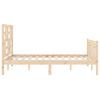 vidaXL Bed Frame without Mattress 140x190 cm Solid Wood Pine