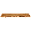 vidaXL Bathroom Vanity Top Solid Acacia Wood 100x52x2.5 cm