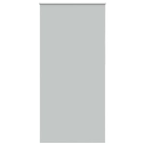 vidaXL Roller Blind Blackout Light Grey 110x210 cm Fabric Width 105.7 cm Polyester