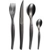Lou Laguiole 16 Piece Cutlery Set "Jet" Stonewash Black