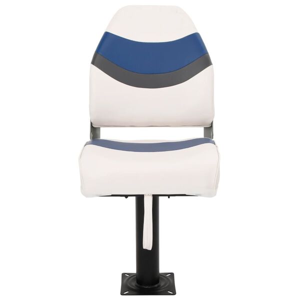 vidaXL 4 Piece Foldable Boat Seat Set High Backrest