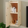 vidaXL Wall Cabinet 30x30x80 cm Solid Wood Pine