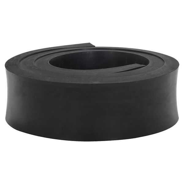 vidaXL Rubber Edge for Snow Plow Black 180x8x2 cm