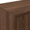 vidaXL Garage Wall Cabinets 2 pcs Brown Oak Engineered Wood