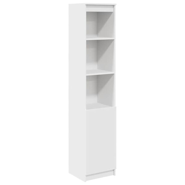 vidaXL Highboard White 37.5x35x180 cm Engineered Wood