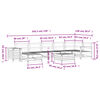 vidaXL 9 Piece Garden Sofa Set White Solid Wood Pine