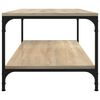 vidaXL Coffee Table Sonoma Oak 100x50x40 cm Engineered Wood