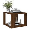 vidaXL Coffee Table Brown Oak 40x40x30 cm Engineered Wood